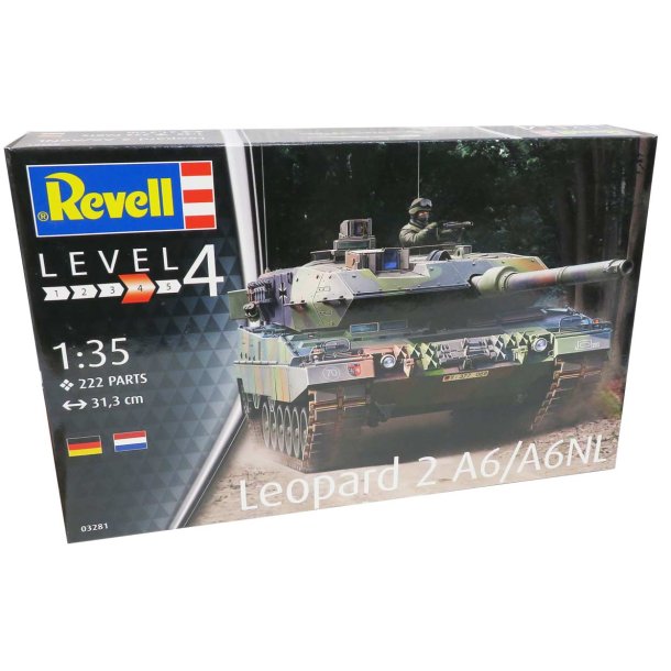 Revell Leopard 2 A6 kampvogn - 1:35