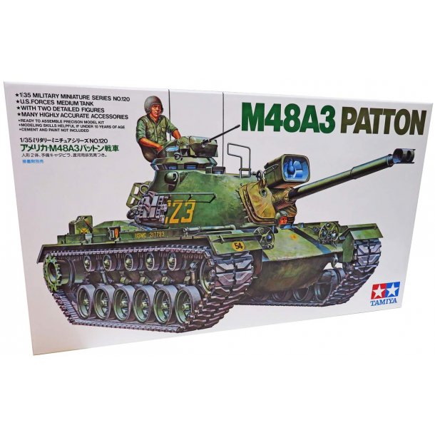 Tamiya US M48A4 Patton kampvogn