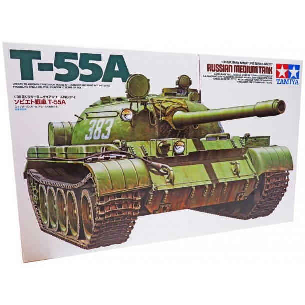 Tamiya Russisk T-55A kampvogn