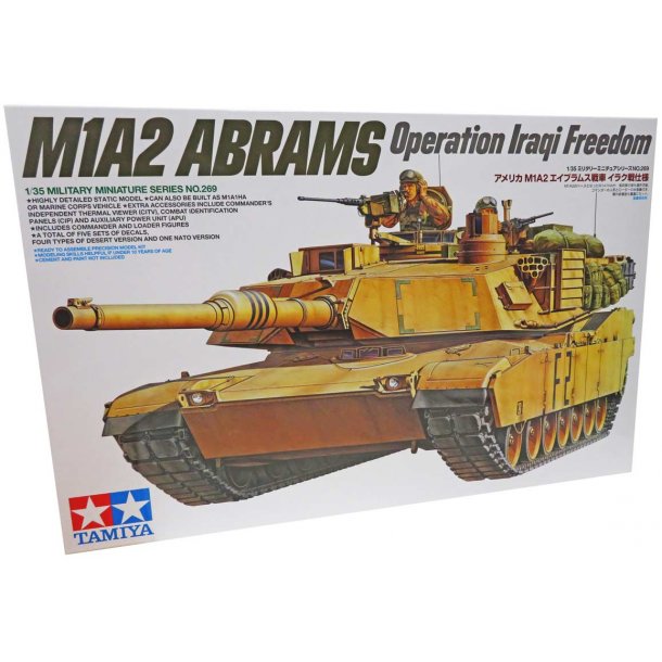 Tamiya M1A1 Abrams kampvogn