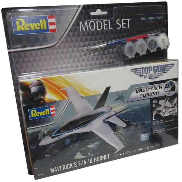 Revell Mavericks FA 18 hornet top gun - Med lim og maling