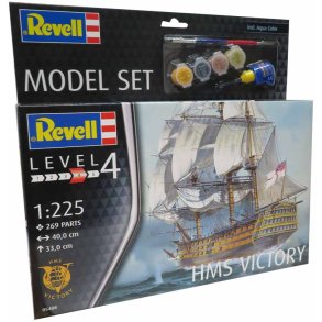 Revell HMS Victory - skala 1: 225 komplett set