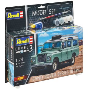 Revell Landrover - Med lim og maling