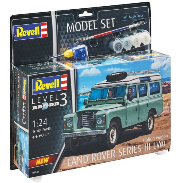 Revell Landrover - Med lim og maling