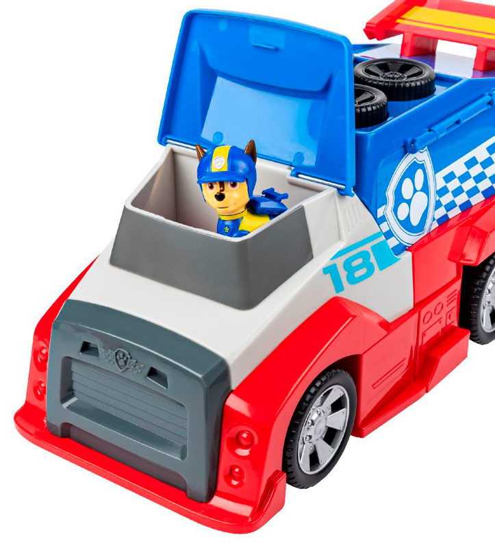 Madison social risiko Paw Patrol mobile rescue pit stop med Chase figur