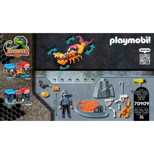 Playmobil 70909 - Dino Raise fire scorpion