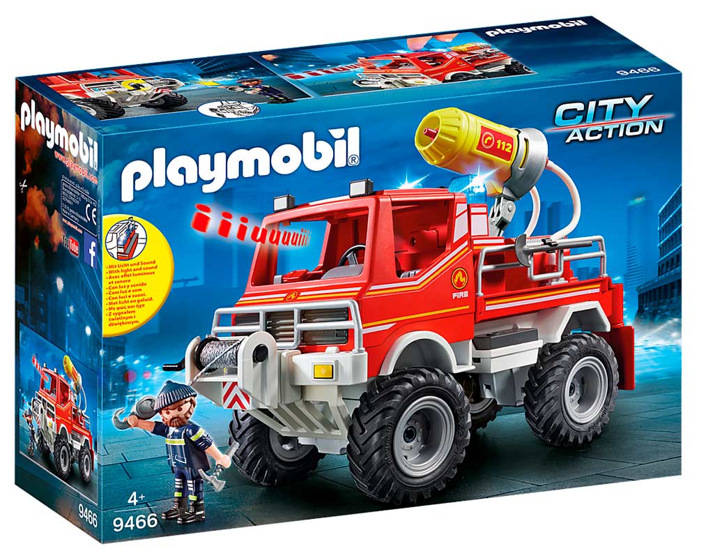 Playmobil brandbil med lyd og masser af