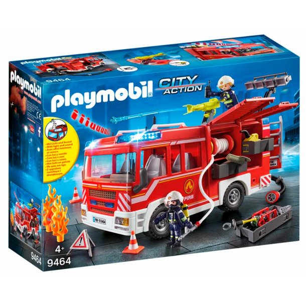 Playmobil brand udryknings bil med lys og lyd