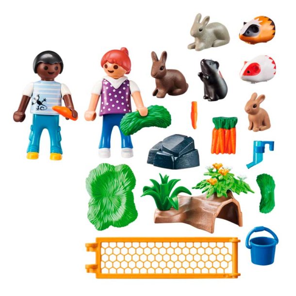  Playmobil dyr med indhegning