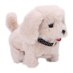 3-2-6 Elektronisk plys hund - Beige