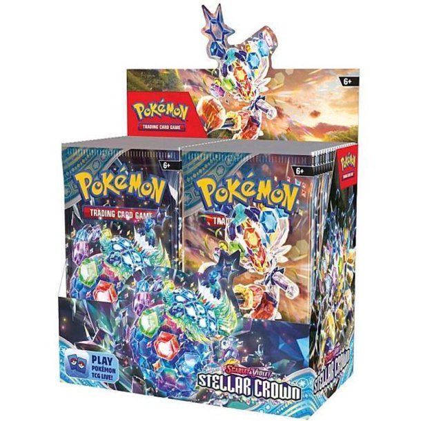 Pokemon Scarlet &amp; Violet Stellar Crown - 36 booster pakker