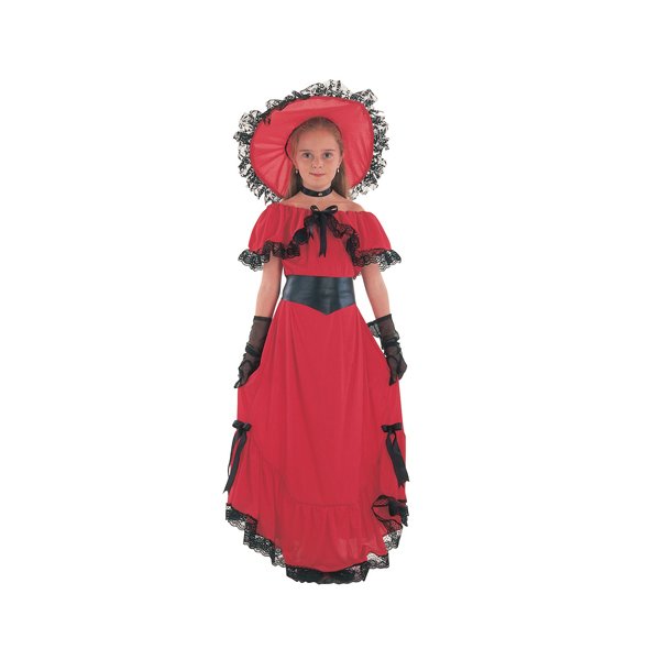 Scarlet kjole med hat str. 120