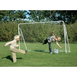 Fotbollsmtt stort i metall 240 x 150 x 90 cm.