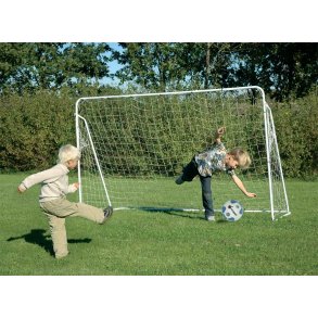 Fotbollsmtt stort i metall 240 x 150 x 90 cm.