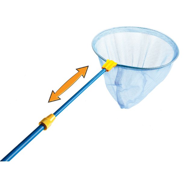Fiskenet med teleskopstang