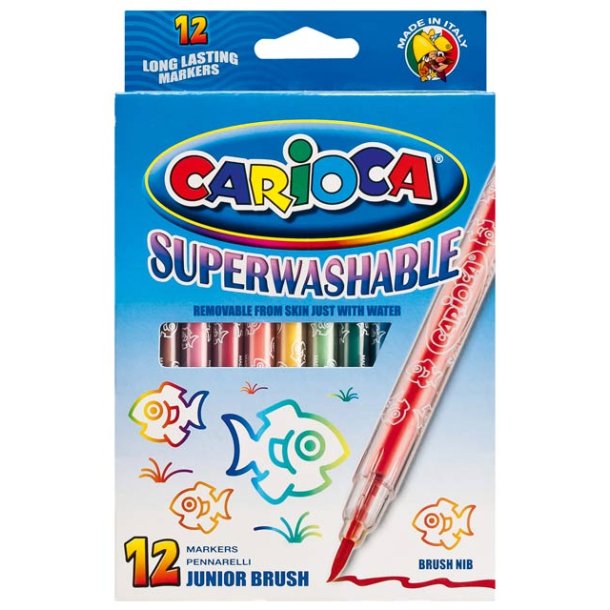 Carioca pensel tusser 12 stk.