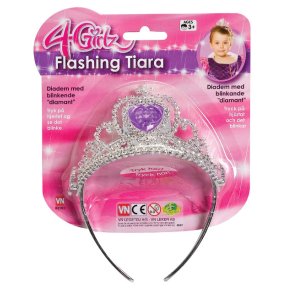4-Girlz Diadem med lys
