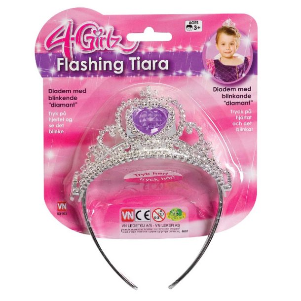 4-Girlz Diadem med lys