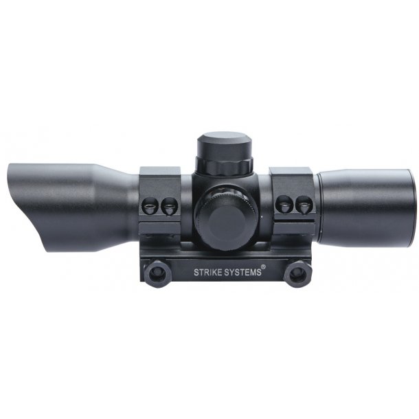 Rdpunktsigte i aluminium med 2 farver