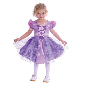 Mini prinsessklnning med glitter - storlek 104 cm