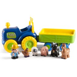 Baby Buddy traktor med djur och ljud