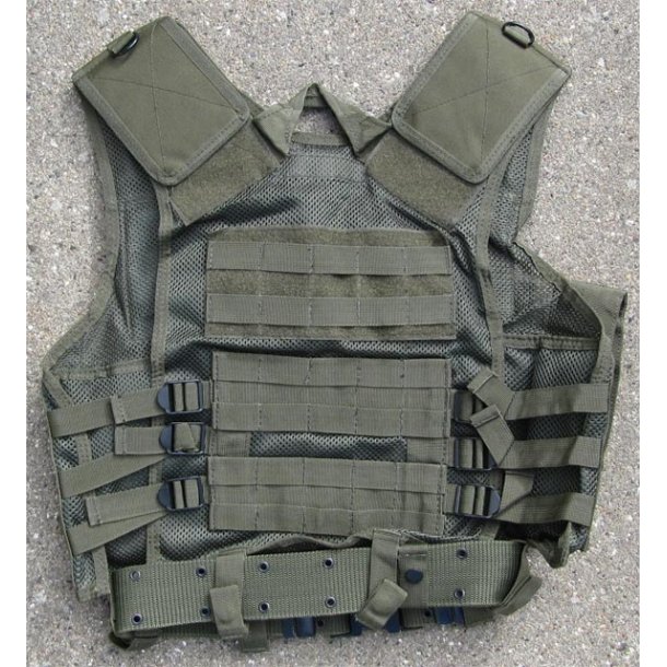 USMC kampvest oliven grn