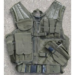 USMC kampvest oliven grn