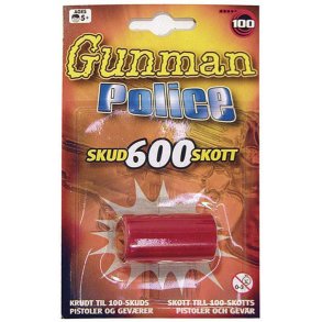 Krudt 100 skud