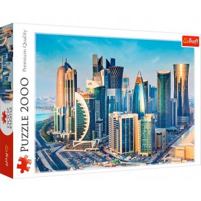 Trefl puslespil 2000 brikker - Doha i Qatar