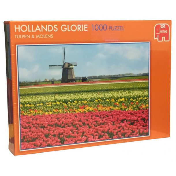 Jumbo puslespil - Tulipanmark i Holland