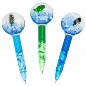 Dino World kulspetspenna med ljus