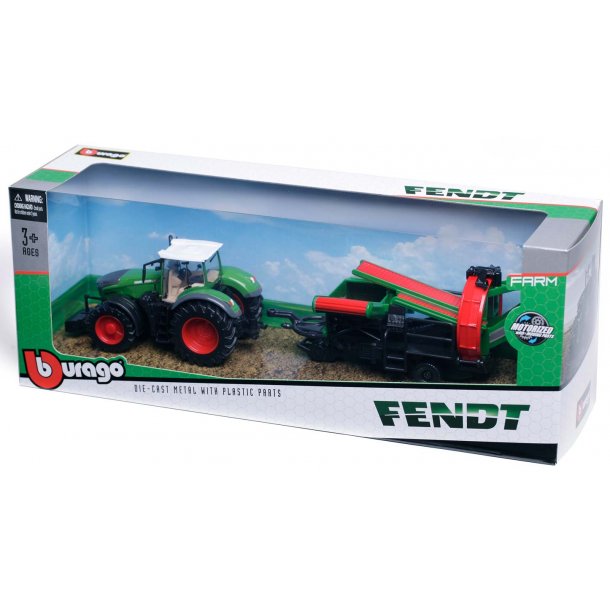 Burago Fendt traktor med roeoptager