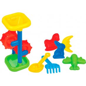 Sandmlle st med 7 dele