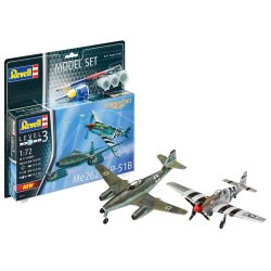 Revell Me262 &amp; P-51B modelfly