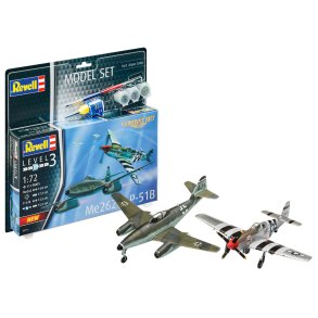 Revell Me262 & P-51B modelfly
