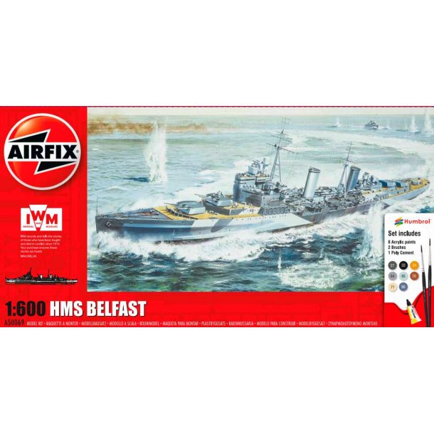 Airfix HMS Belfast byggest