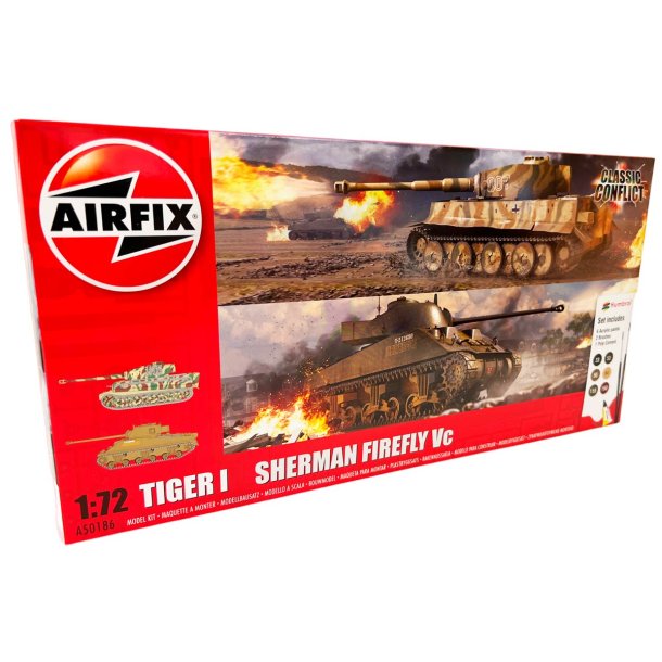 Airfix Classic Conflict Tiger 1 vs Sherman Firefly 1:72