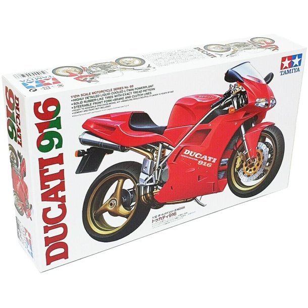 Tamiya Ducati 916 motorcykel - 1:12