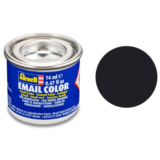 Revell maling nr. 6 - Tar black mat