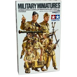 Tamiya German Africa Corps Luftwaffe Artillery Crew Set modelfigur
