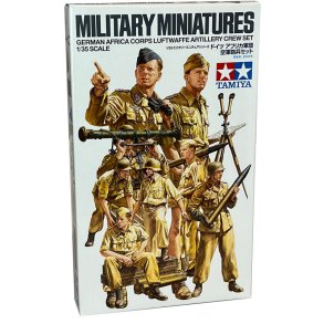 Tamiya German Africa Corps Luftwaffe Artillery Crew Set modelfigur