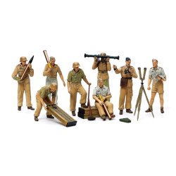 Tamiya German Africa Corps Luftwaffe Artillery Crew Set modelfigur