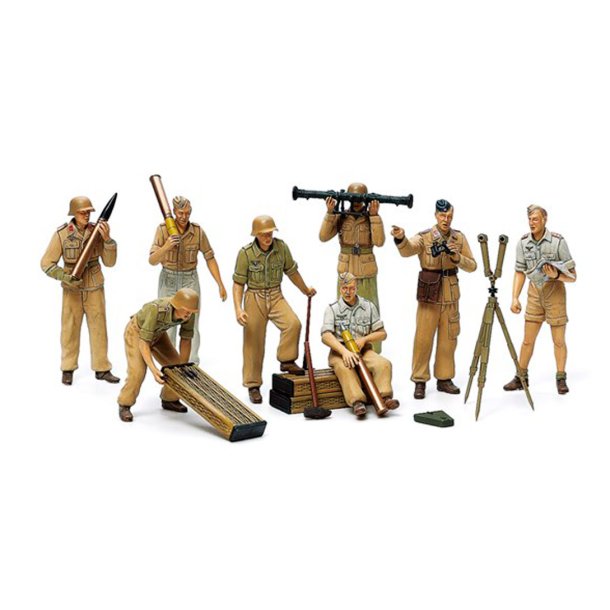 Tamiya German Africa Corps Luftwaffe Artillery Crew Set modelfigur