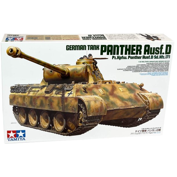 Tamiya German Panther Ausf.D modelkampvogn