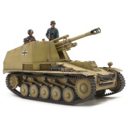 Tamiya tysk sjlvgende Howitzer "Wespe" modell tank
