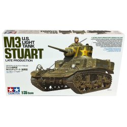 Tamiya M3 U.S Light Tank "Stuart" modelkampvogn