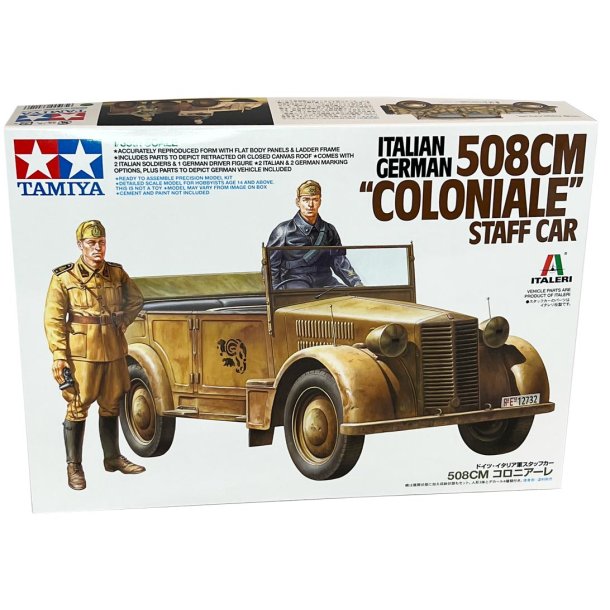 Tamiya Italian / German 508CM "Coloniale" Staff Car modelbil