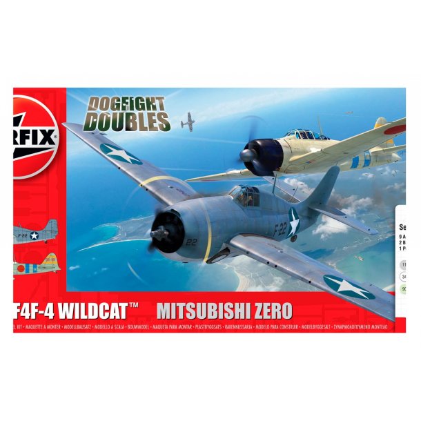 Airfix Grumman F-4 Wildcat &amp; Mitsubishi