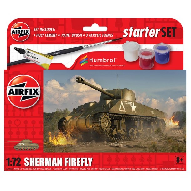 Airfix Sherman Firefly startpaket