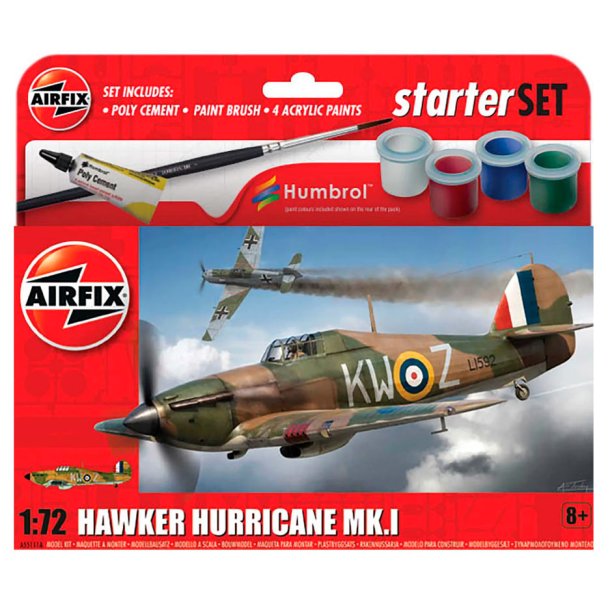 Airfix Hawker Hurricane Mk.1 modellflygplan